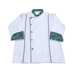 Chef Coat -  Made Of Premium Quality Cotton - White Color